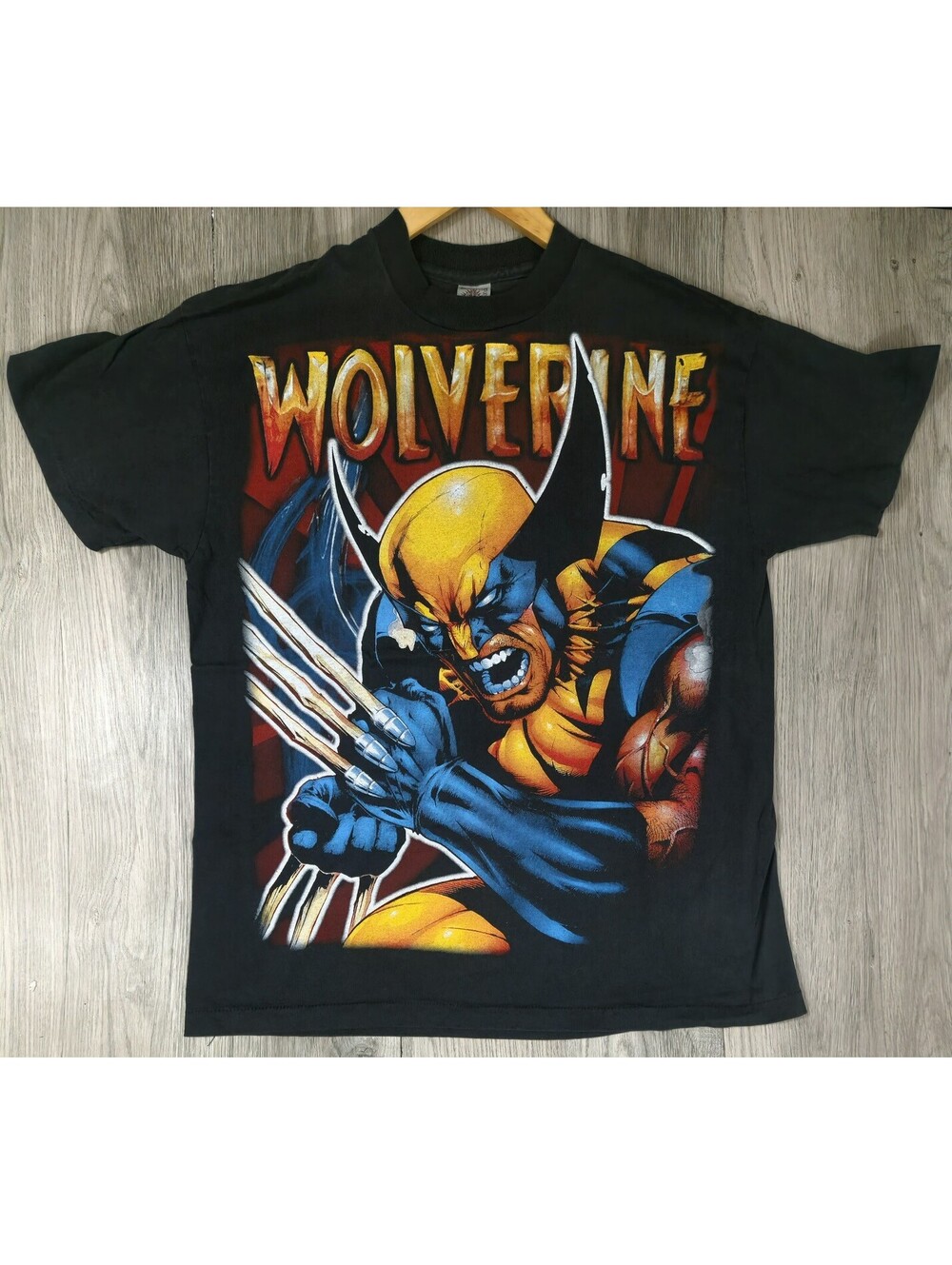 Vintage 90s Wolverine X-Men Marvel Resurreccion Mexican Tee XL